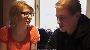 nerdy teen sucks and fucks rough like total wench pov