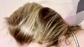 stepson rams big cock deep in sleeping blonde milf mommy's mouth