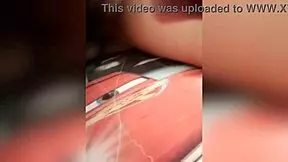 Wet mommy wife with long hair moans riding cowgirl while giving ass for economic help before son arrives