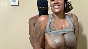 Big booty milf finishes workout then takes bbc deep in ass and pussy
