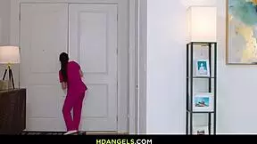 Brunette Asian Licks Petite Partner's Shaved Pussy in Erotic Massage