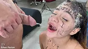 no mercy on this puke-slurping whore sussy sweet's extreme anal fisting!
