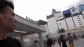 Beautiful Japanese Wife Massaged to Orgasm Licks Stranger Tongue Wild Creampie