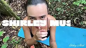 MY WIFE'S BUSTY MILF BESTIE BEGS FOR OUTDOOR FUCK SHE'S NERVOUS!!