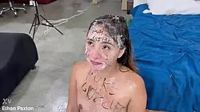 no mercy on this puke-slurping whore sussy sweet's extreme anal fisting!