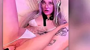 Blonde Squirts Hard After Slow Blowjob and Deep Anal Penetration