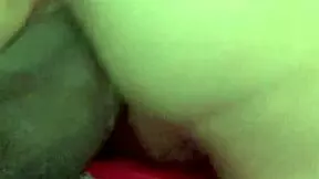 hey tiny teen got multiple bbc creampies for christmas riding old black cock pov