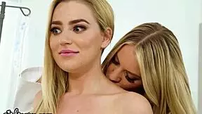 blake blossom lesbian licked and banged by doctor candice for fake sick note