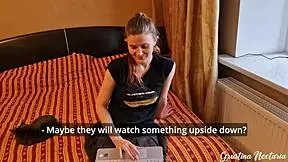 hey australians check our upside down 69 pussy lick blowjob then monster cock penetration!