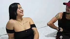 i invited cute latina big ass beauty home for drinks and casting fun