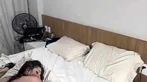 petite latina brunette cosplay girl in lingerie gets deeply fucked by tattooed guy