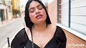 wet latina waitress makarena's big ass gets fucked hard in bedroom after job hunt pillada