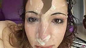 slim small tits teen picked up for sloppy blowbang deepthroat then bukkake group fuck