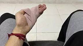 Unfaithful stepmom HELPS with MONSTER COCK in Spanish