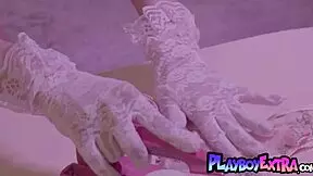 whoa! lily andrew bares huge natural asian teen tits pussy!