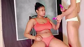 two wet babes brunette milf ffm threesome deepthroat anal fisting squirt on cock.