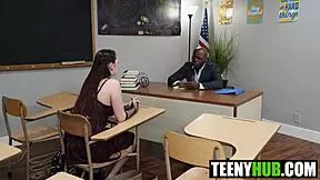 what if tiny tit doxy's first bbc stretched her at school never forget that taboo