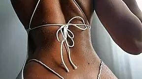 Oily Latina In Dress Gets Roughly Fucked Bent Over Dripping Wet