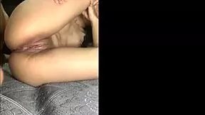 After Spanish class she lets roommate lick wet pussy then fuck tight ass hard.