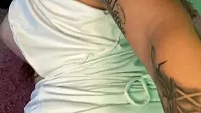 sweet innocent-faced latina's big tits lingerie compilation