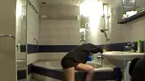 Flora you sucking Johny's cock in sauna?