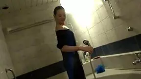 Flora you sucking Johny's cock in sauna?