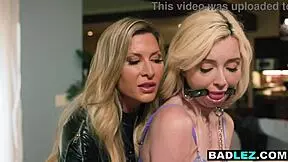 WATCH MATURE MILF DOM TIE UP BLONDE TEEN SUB FOR ROUGH LESBIAN PUSSY TRIBBING!