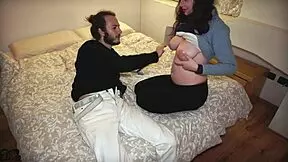 Pregnant Italian Wife Calls Absent Dad-To-Be For Juicy Creampie Fuck