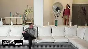 i can't stop riding stepdad's thick mature cock up top