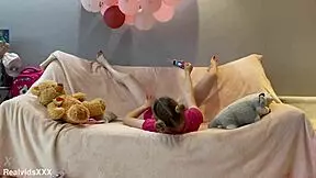 damn this tiny naughty 18+ babe's ass and tits are irresistible