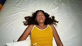 petite homemade couple dives into rough bedroom action