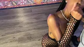 the slim ebony babe deepthroats monster bbc before taking huge cum facial