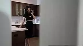 Huge tits Russian MILF 😱 caught by stepsons massive boner!! What happens next? 👀💦