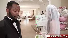 sexy bride aften opal bangs husbands black friends gangbang style at wedding 🎉🍆💦
