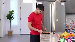 my korean stepsis and i celebrated 4th of july with hardcore taboo ass fucking sex all day long