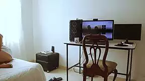 licking her tight wet pussy while hubby's at work cuckold style