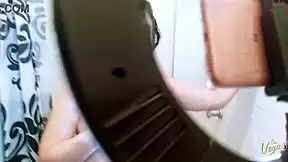 petite venezuelan selena vega teases fan with small tits in wet shower videocall