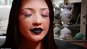 stepmom ties goth teen for bdsm whipping anal deepthroat choking domination 😈🔗