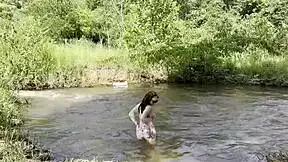 albina spreads wide for stranger's huge black cock raw outdoor pounding!