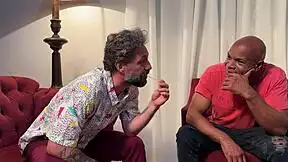 in the naughty house blackmail sparks milf's interracial footjob and cuckold humiliation