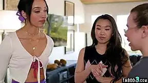 Hot Lesbian Alexis Tae Instructs Petite Asian Kimmy Kim