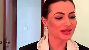 in the naughty house blackmail sparks milf's interracial footjob and cuckold humiliation