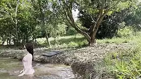 albina spreads wide for stranger's huge black cock raw outdoor pounding!