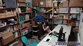 police uniform caught this emo 18+ teen crossdressing suspect red-handed