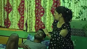 Beautiful desi indian maid spreads her wet pussy for young lover's huge cock in rough doggystyle creampie pounding.