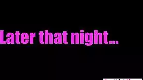 Bossy stepsis dominates stepbro forcing him to clean then rail her tight pussy hard