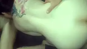 caught my horny half-sister riding boyfriend so i joined their ffm threesome full of moans and cum