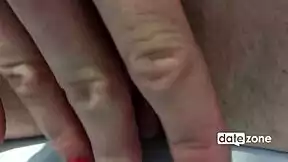 long haired amateur babe fingers wet pussy in bathroom