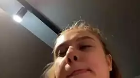 imagine two cocks stretching her ass and pussy right there in the gym