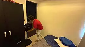 stepson sneaks into bed with busty latina stepmom for secret fuck